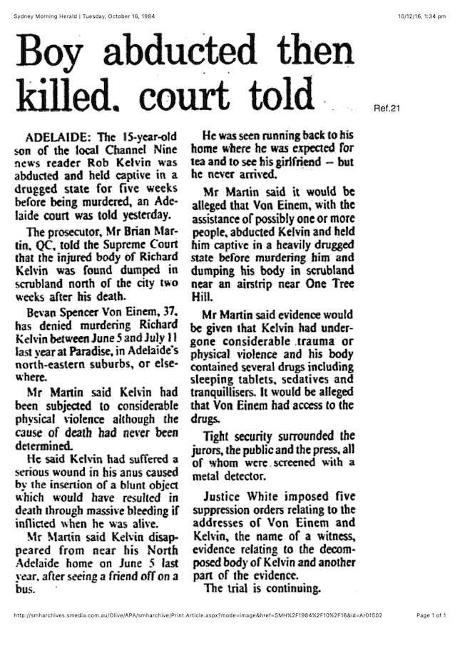 1984.10.16, SMH, 'Boy abducted then killed'.jpg